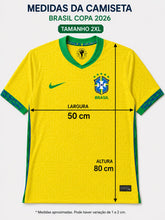 Carregar imagem no visualizador da galeria, Camisa do Brasil Amarela Torcedor
