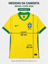 Carregar imagem no visualizador da galeria, Camisa do Brasil Amarela Torcedor
